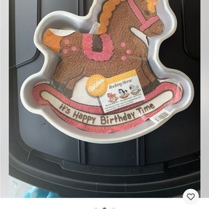 Wilton Retired Cake Pan Rocking Horse